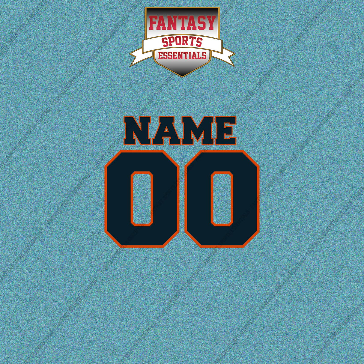 2000s Chicago Bears Personalized Name and Number Car Decals