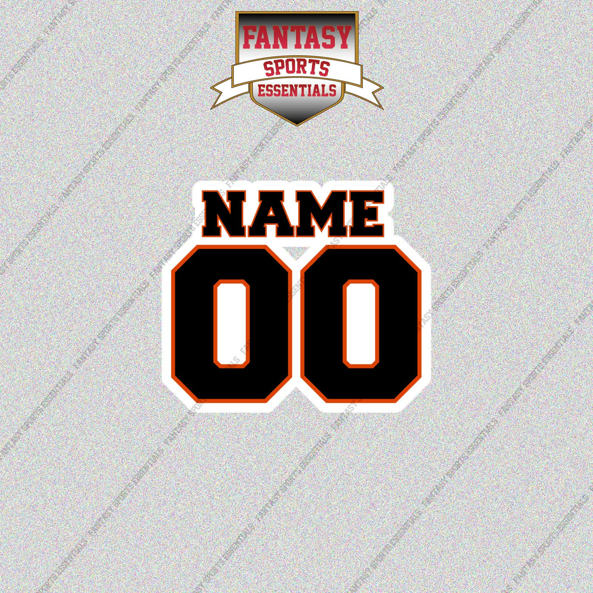 2000s Cincinnati Bengals Personalized Name and Number Glossy Stickers