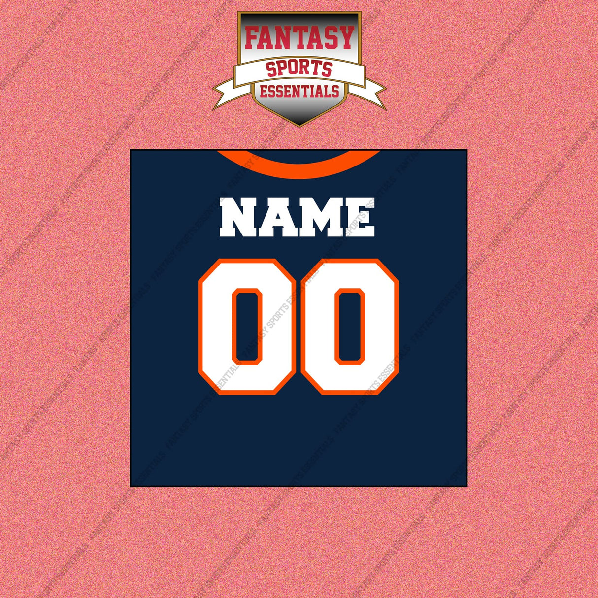 2000s Denver Broncos Personalized Home Jersey Wall Art Prints