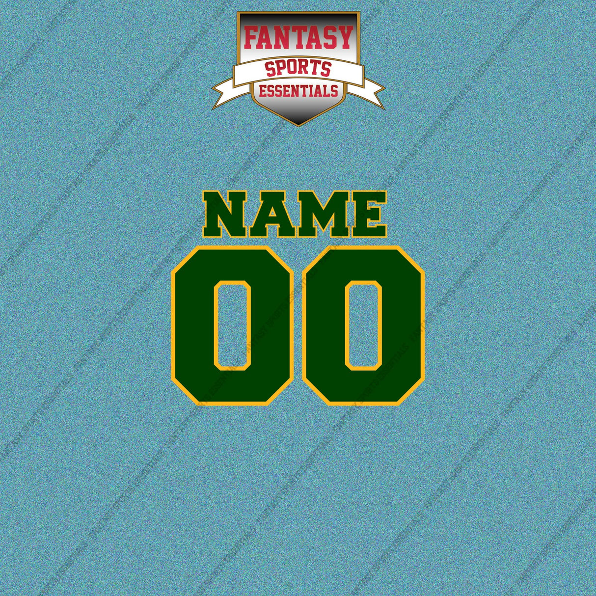 2000s Green Bay Packers Personalized Name and Number Car Decals