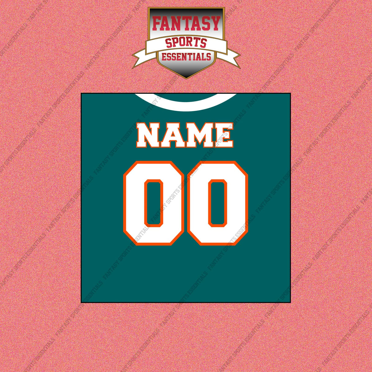 2000s Miami Dolphins Personalized Home Jersey Wall Art Prints