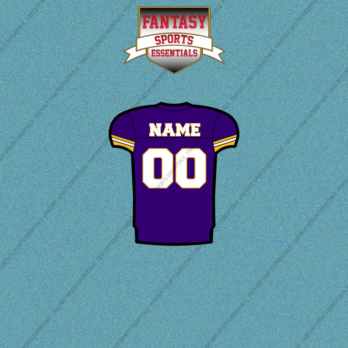 2000s Minnesota Vikings Personalized Home Jersey Car Decals