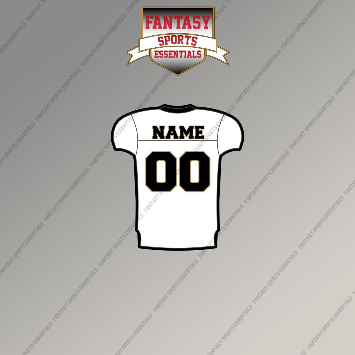 2000s New Orleans Saints Personalized Away Jersey Magnets