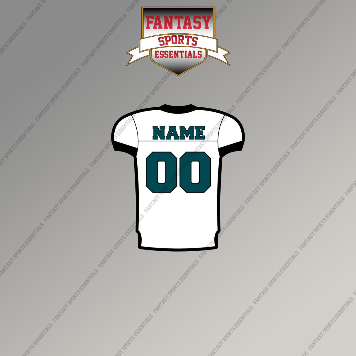 2000s Philadelphia Eagles Personalized Away Jersey Magnets