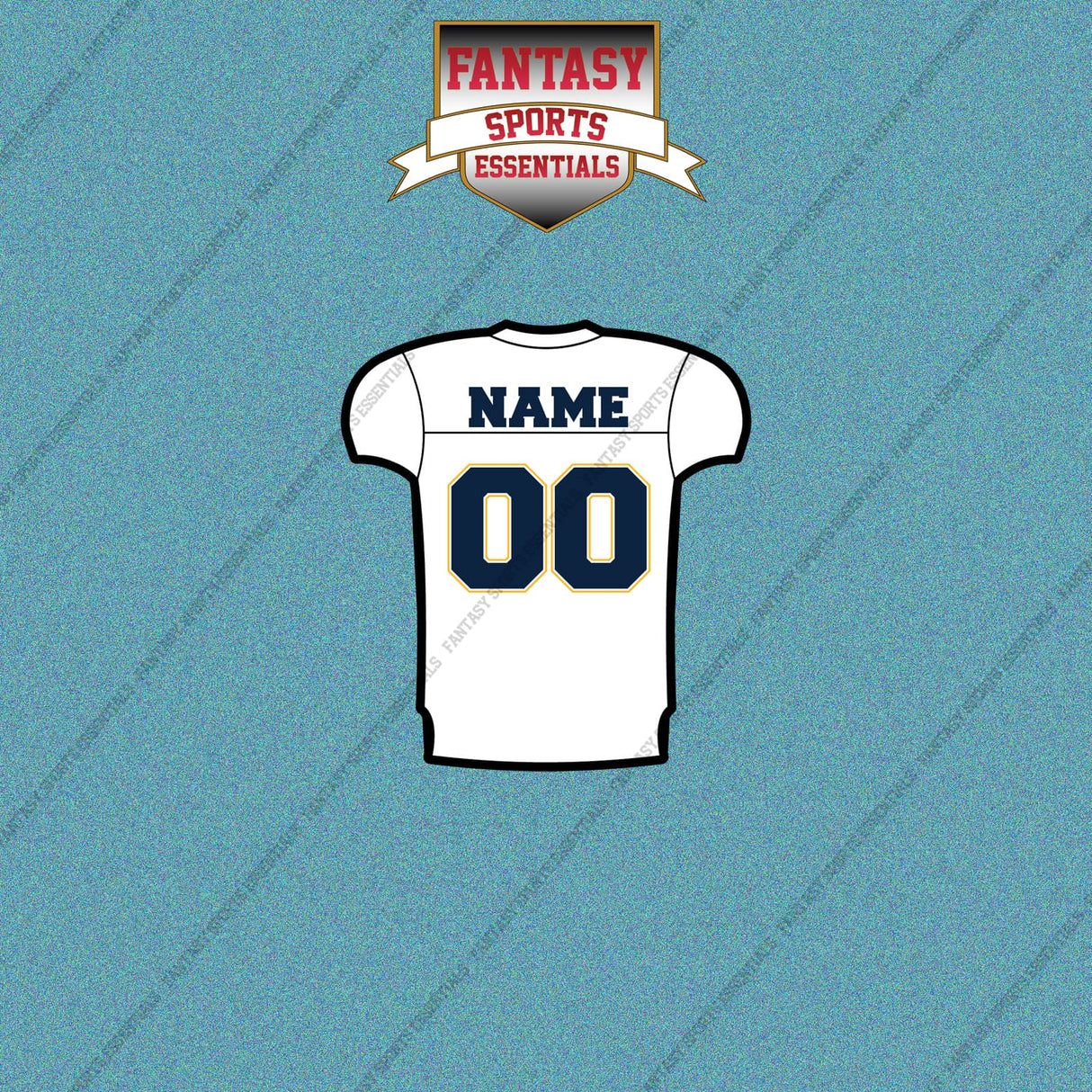 2000s San Diego Chargers Personalized Away Jersey Car Decals