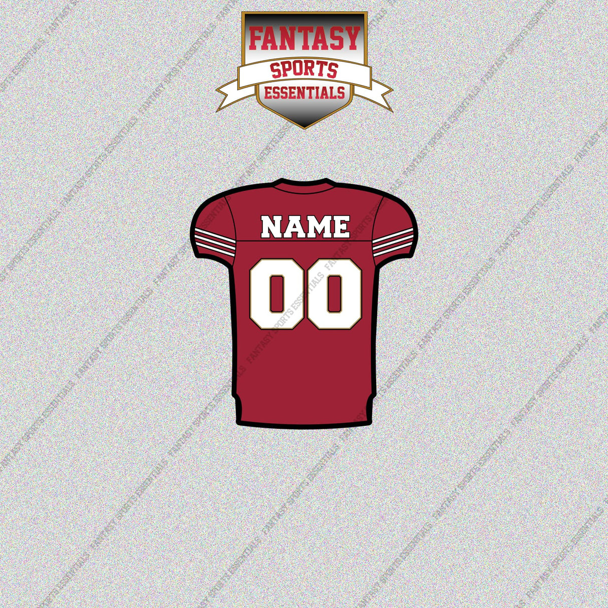 2000s San Francisco 49ers Personalized Home Jersey Glossy Stickers