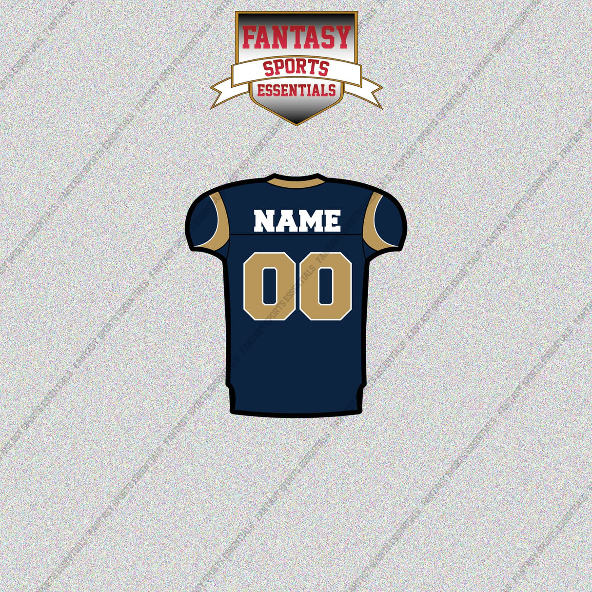 2000s St. Louis Rams Personalized Home Jersey Glossy Stickers