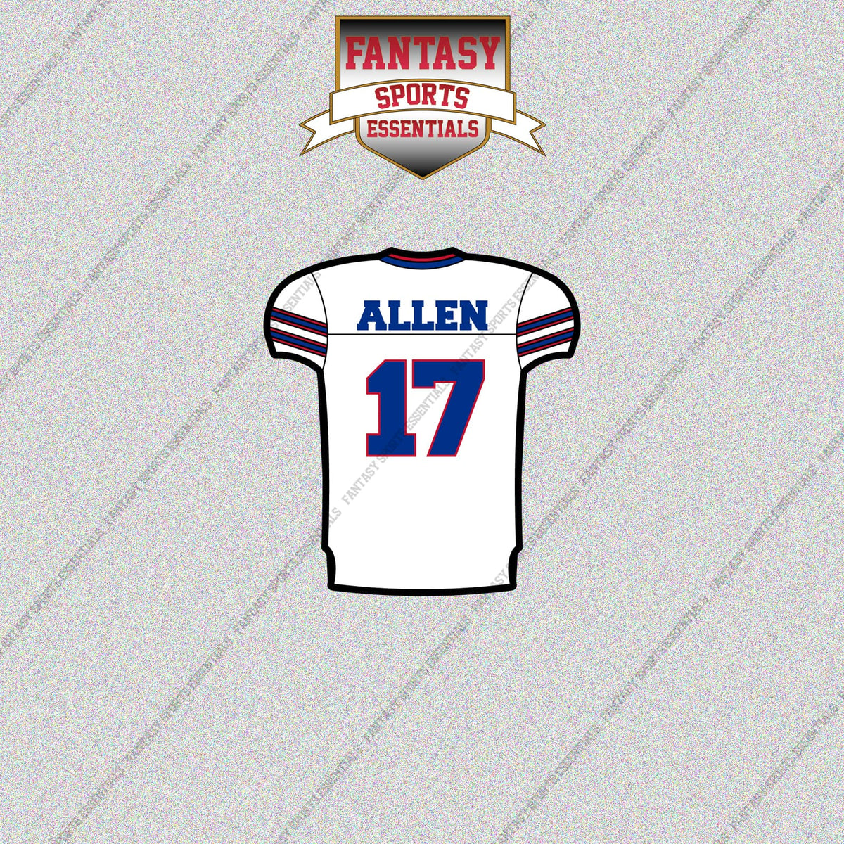 2026 Buffalo Bills Away Jersey Glossy Stickers