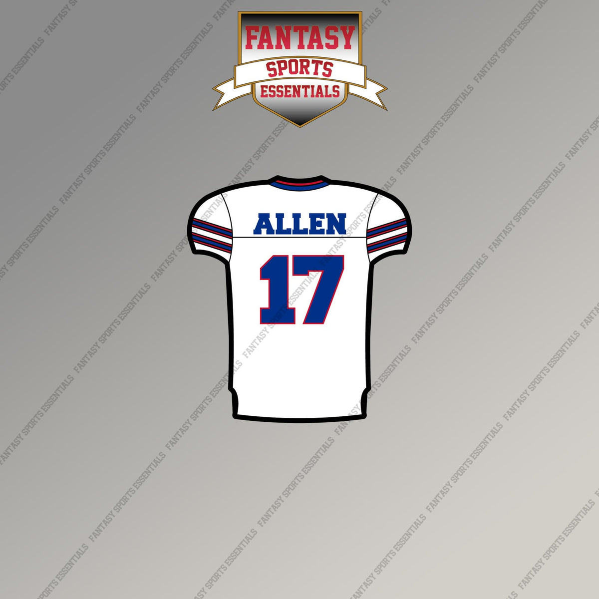 2026 Buffalo Bills Away Jersey Magnets