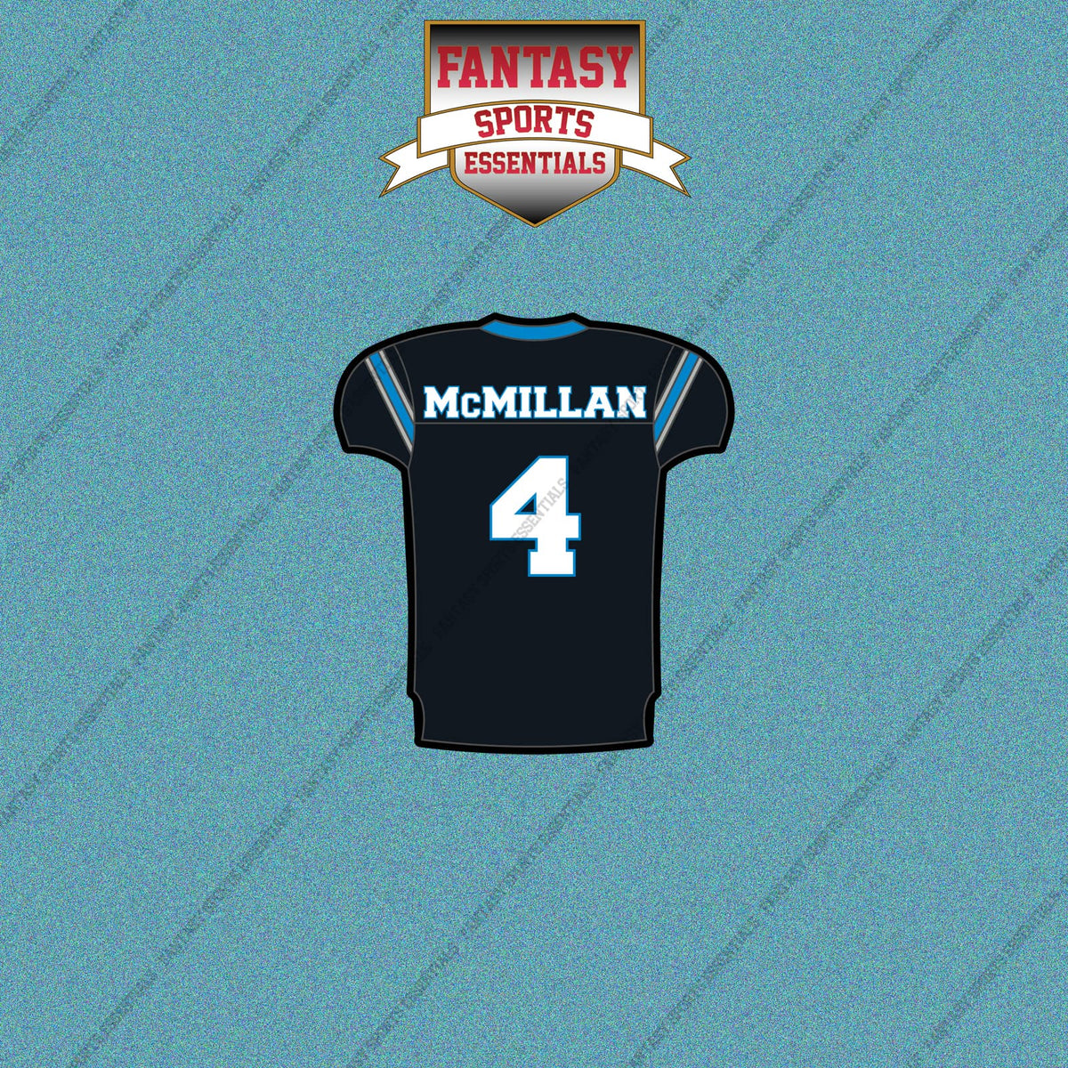 2026 Carolina Panthers Home Jersey Car Decals