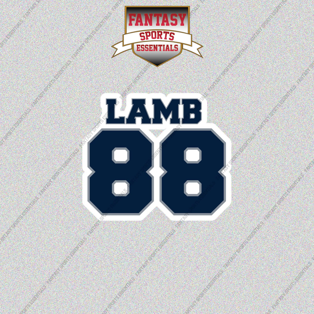 2026 Dallas Cowboys Name and Number Glossy Stickers