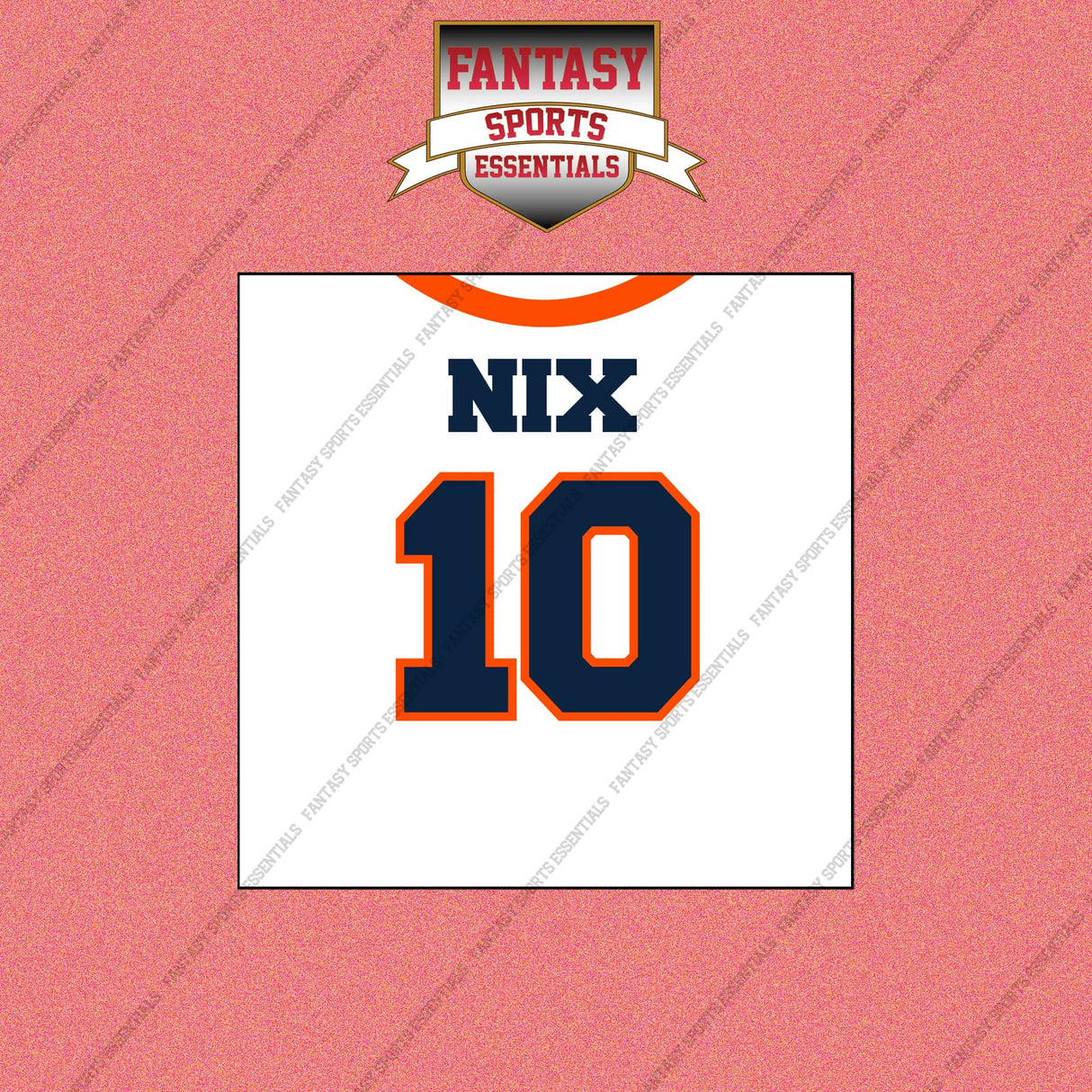 2026 Denver Broncos Away Jersey Wall Art Prints