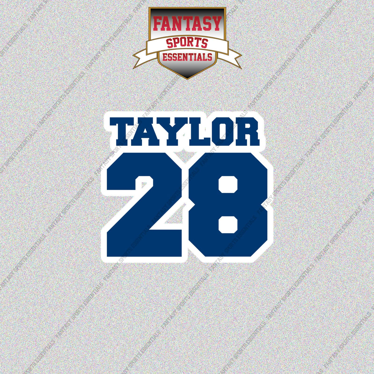 2026 Indianapolis Colts Name and Number Glossy Stickers