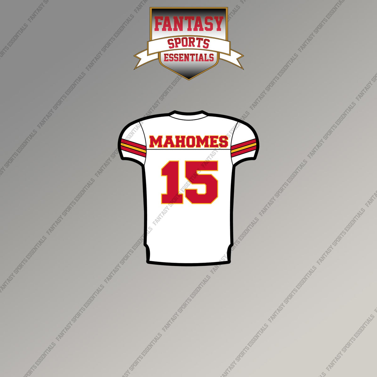 2026 Kansas City Chiefs Away Jersey Magnets
