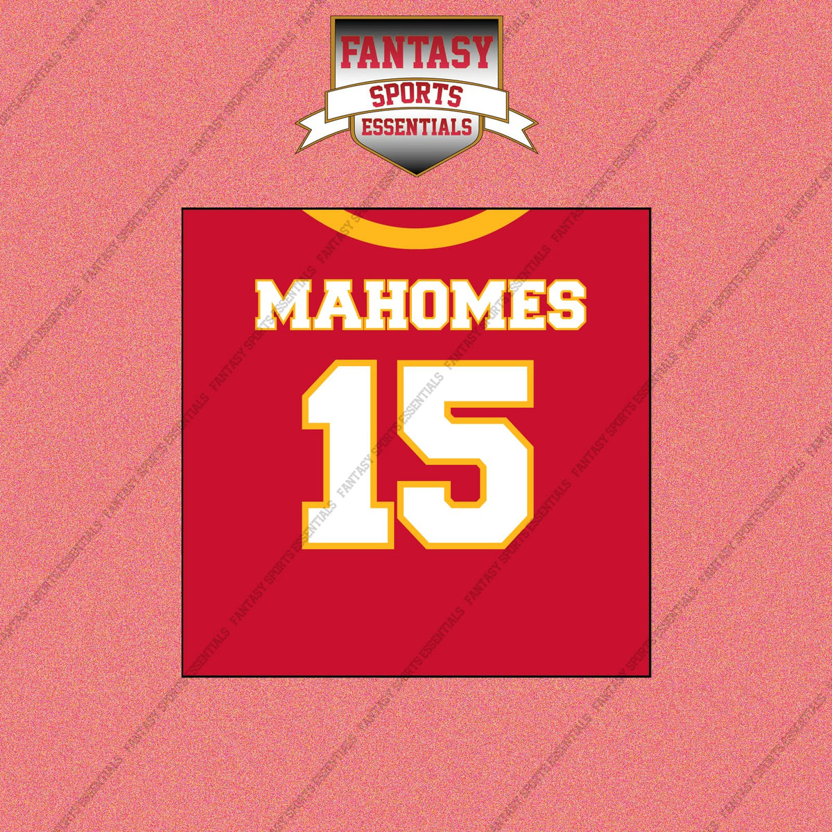2026 Kansas City Chiefs Home Jersey Wall Art Prints