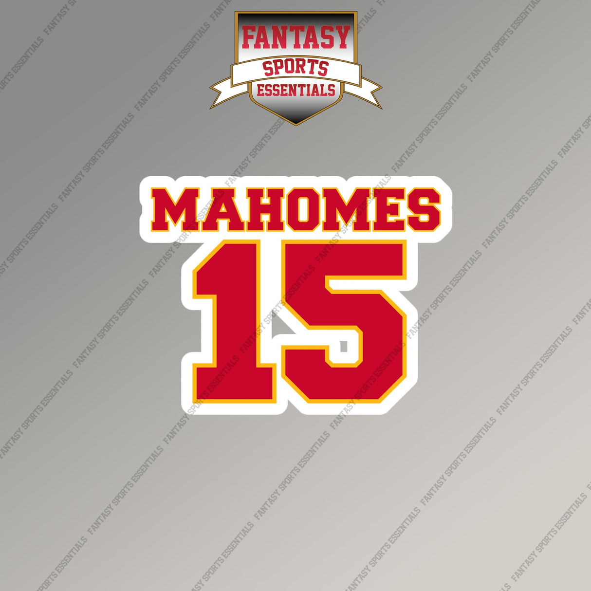 2026 Kansas City Chiefs Name and Number Magnets