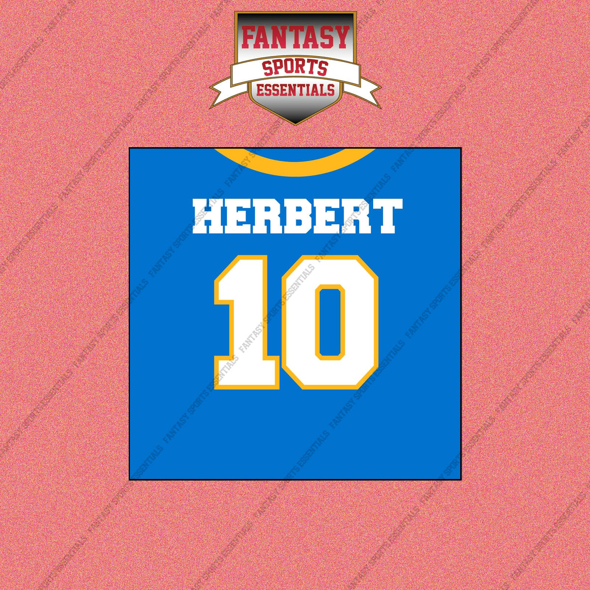 2026 Los Angeles Chargers Home Jersey Wall Art Prints