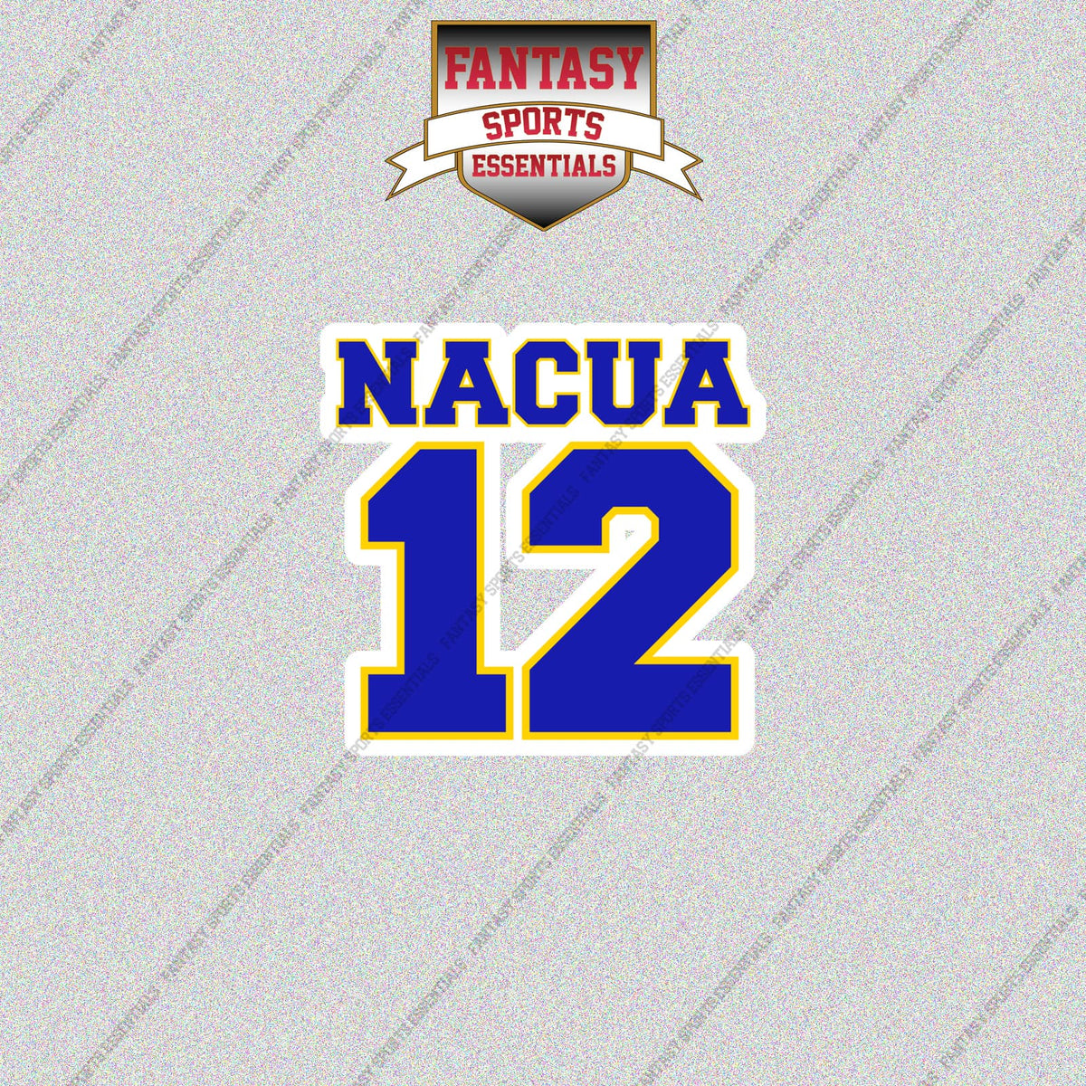 2026 Los Angeles Rams Name and Number Glossy Stickers
