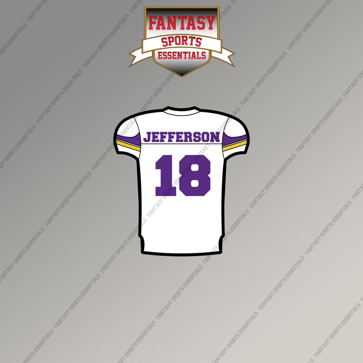 2026 Minnesota Vikings Away Jersey Magnets