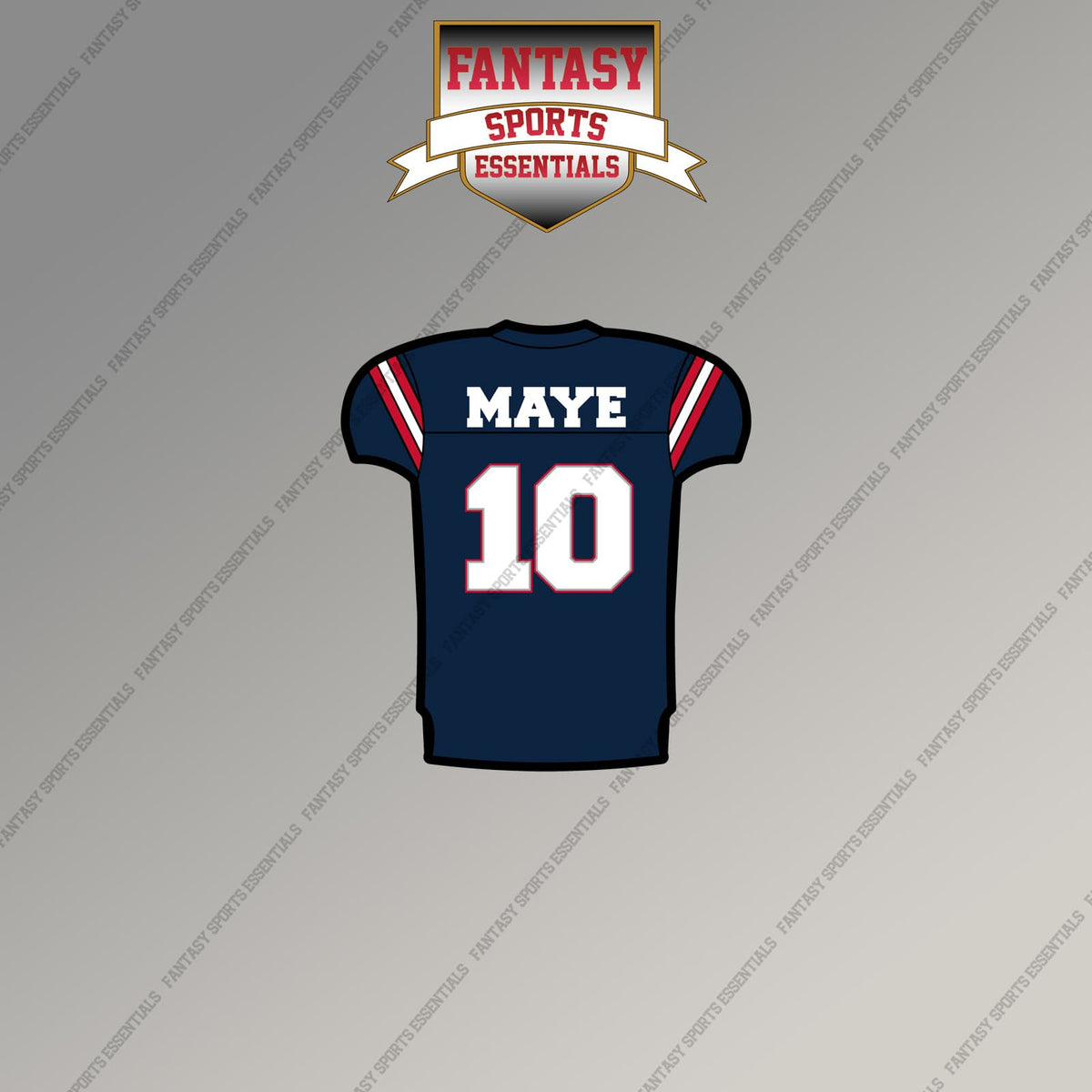 2026 New England Patriots Home Jersey Magnets