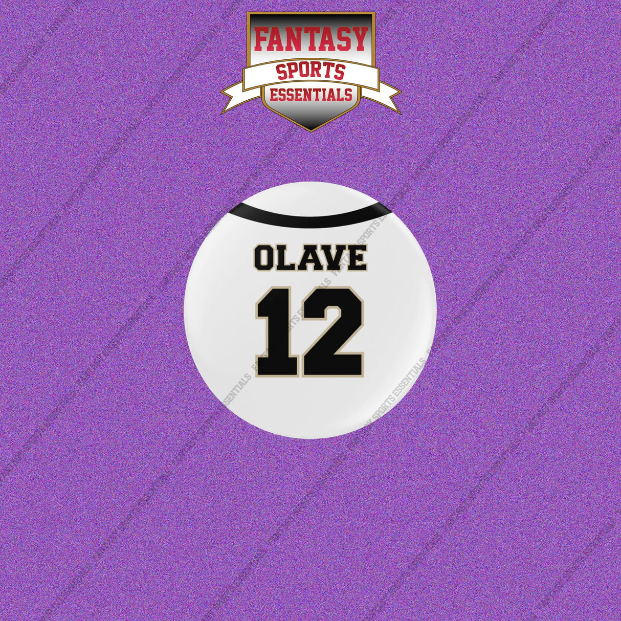 2026 New Orleans Saints Away Jersey Buttons