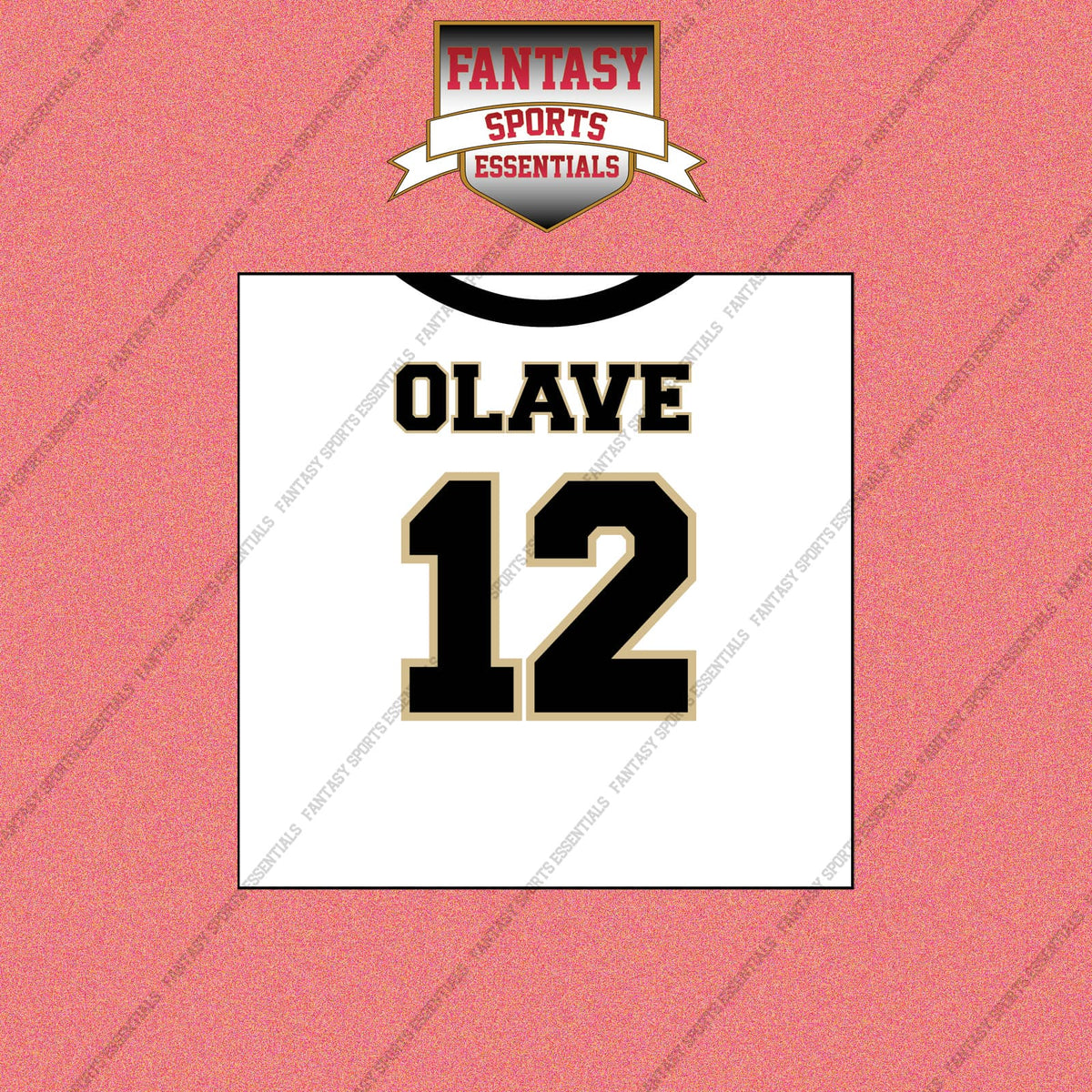 2026 New Orleans Saints Away Jersey Wall Art Prints