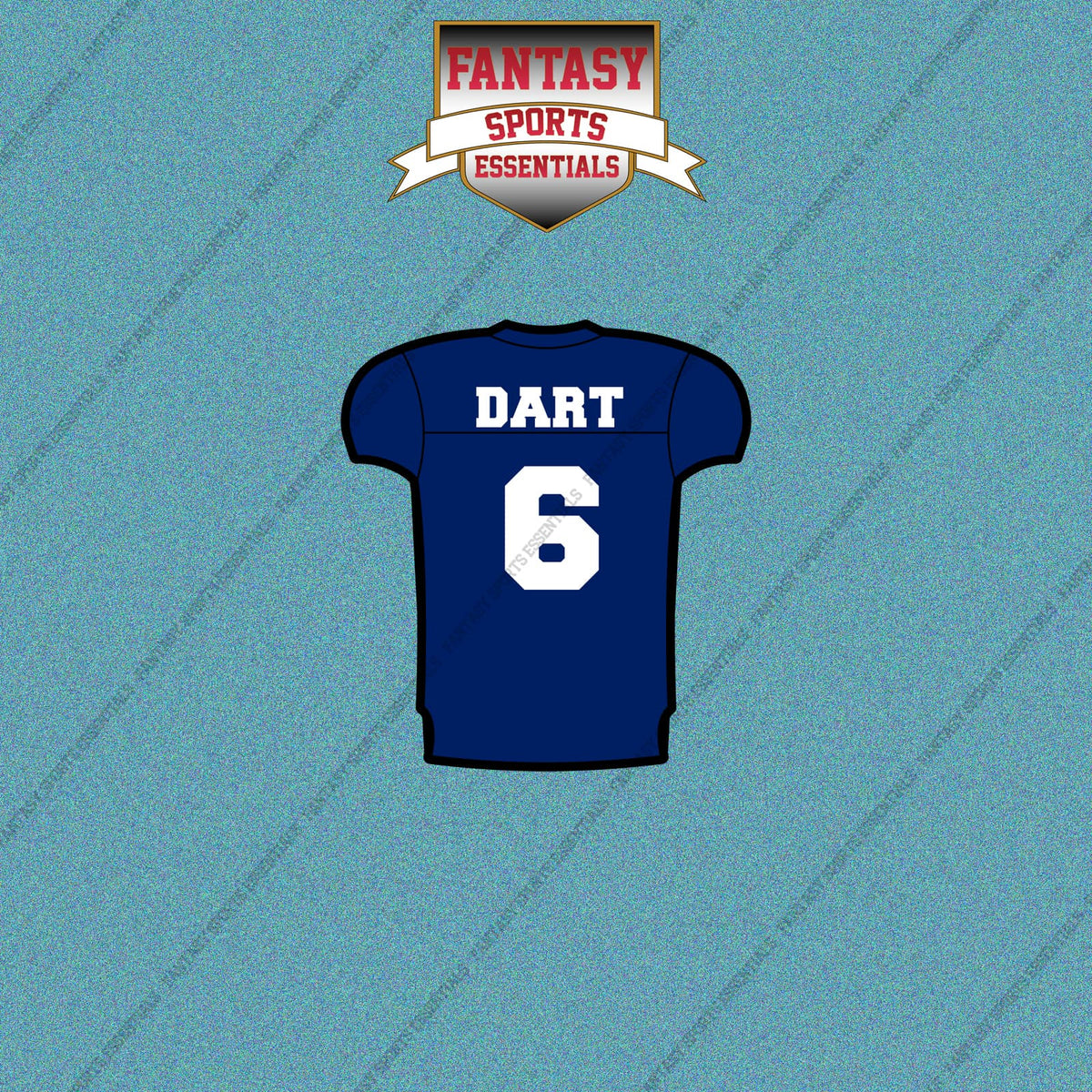2026 New York Giants Home Jersey Car Decals