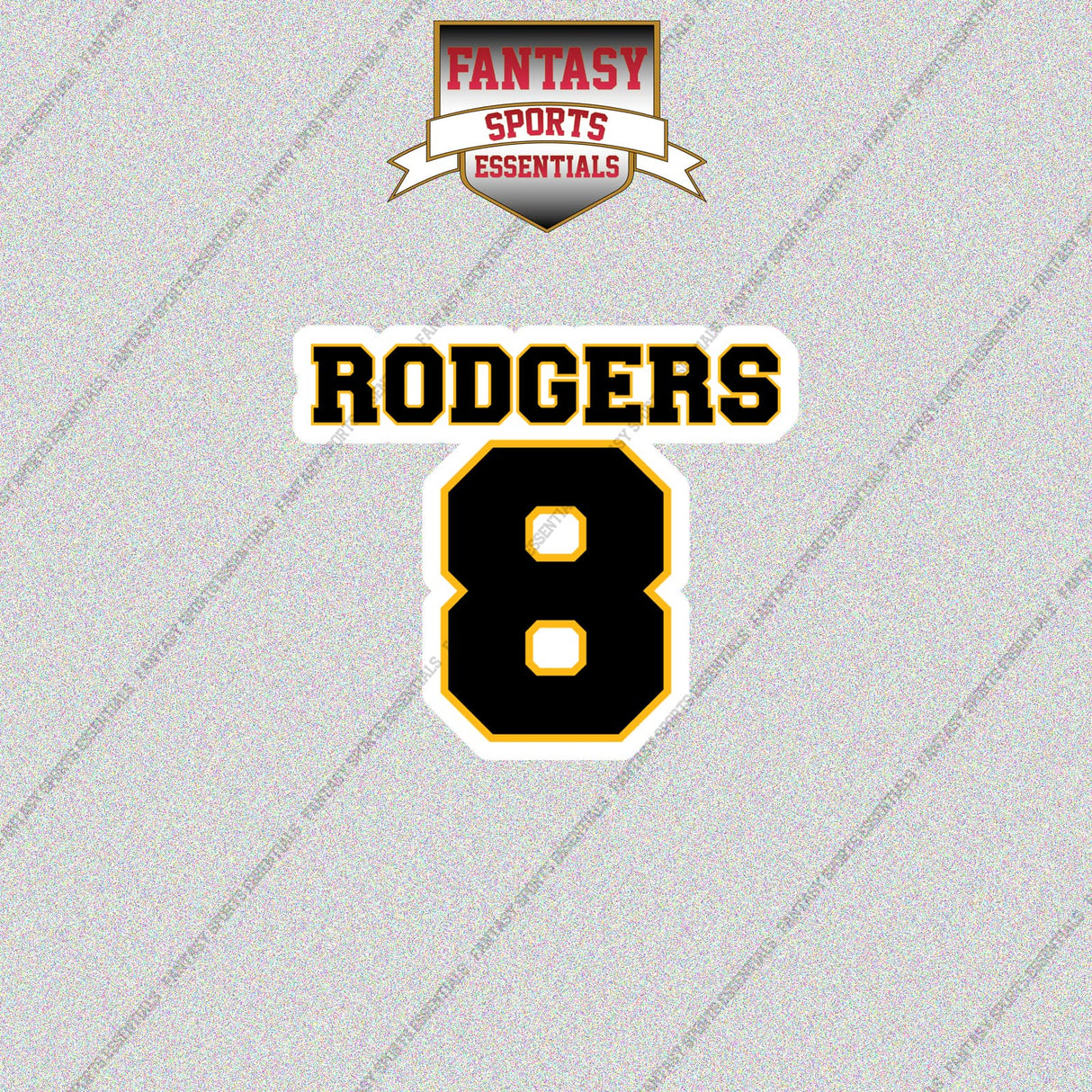 2026 Pittsburgh Steelers Name and Number Glossy Stickers