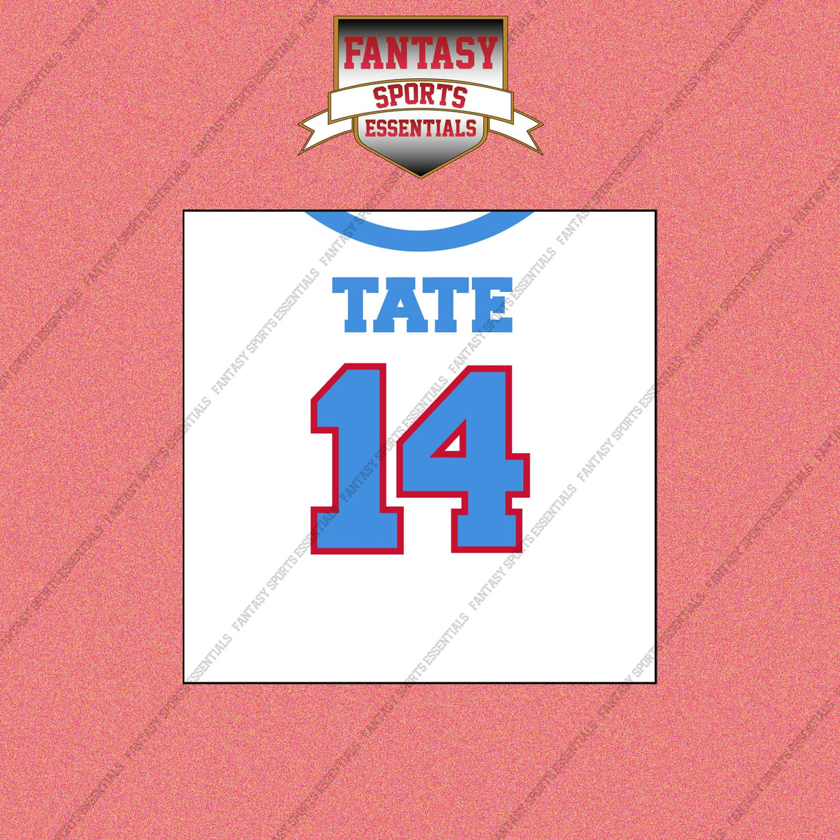 2026 Tennessee Titans Away Jersey Wall Art Prints