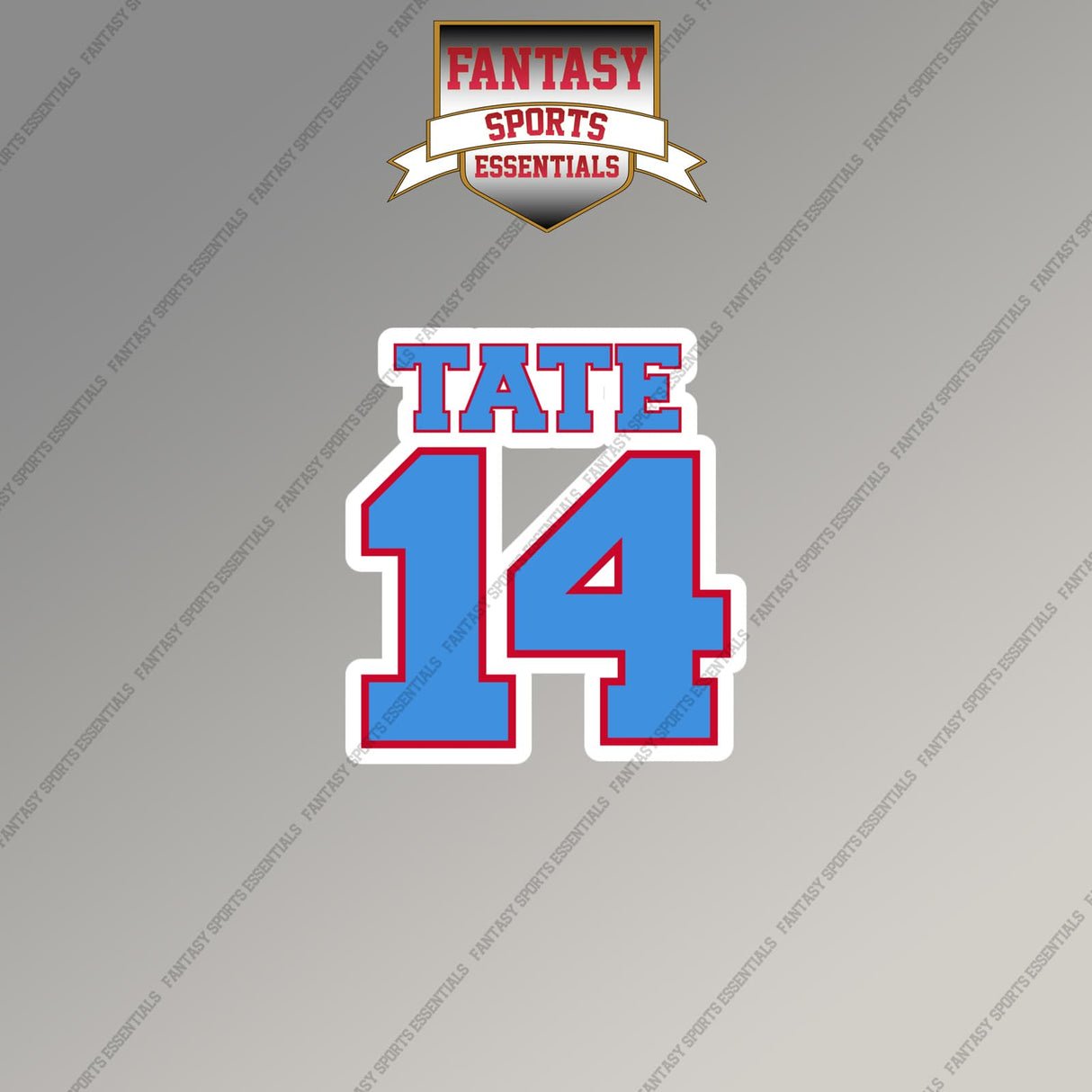 2026 Tennessee Titans Name and Number Magnets