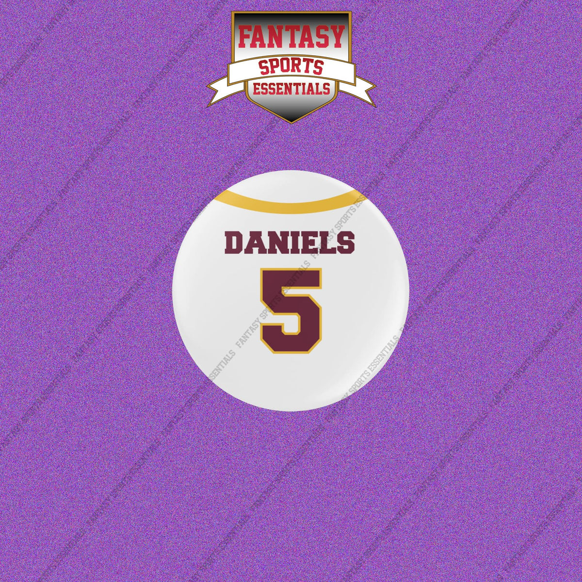2026 Washington Commanders Away Jersey Buttons