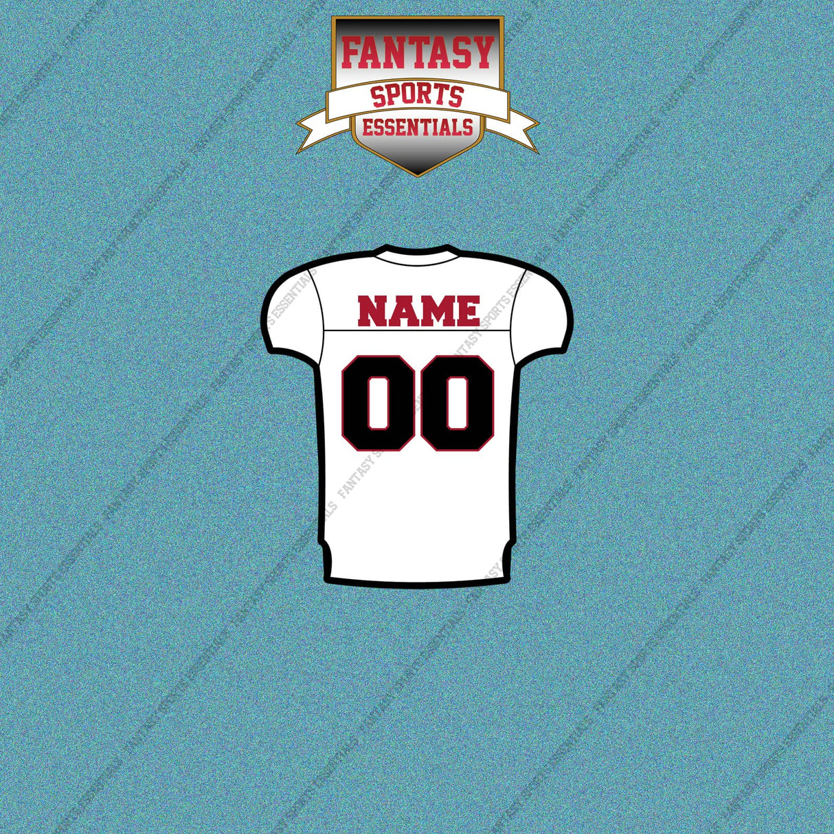 Atlanta Falcons Personalized Current Away Jersey Car Decals