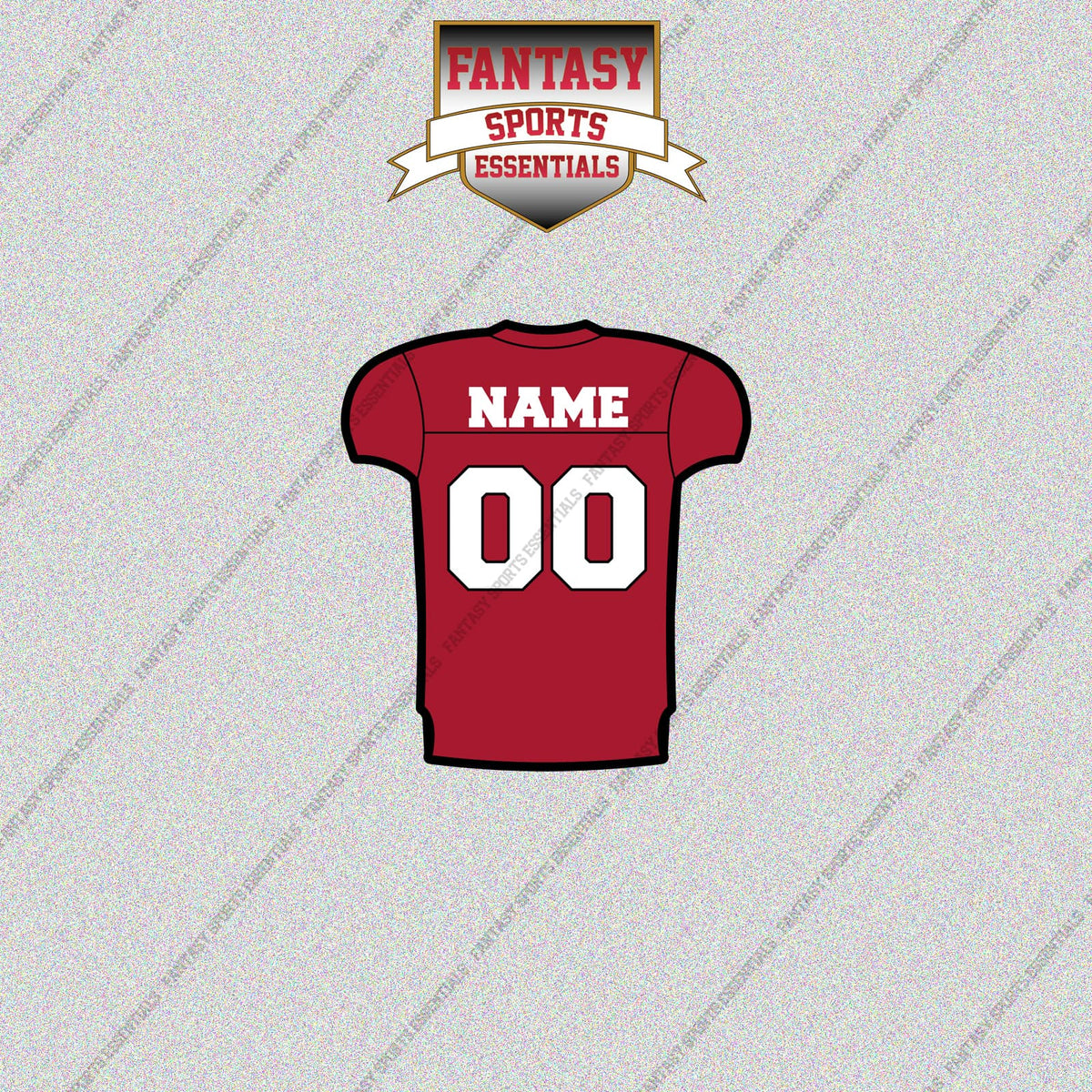 Atlanta Falcons Personalized Current Home Jersey Glossy Stickers