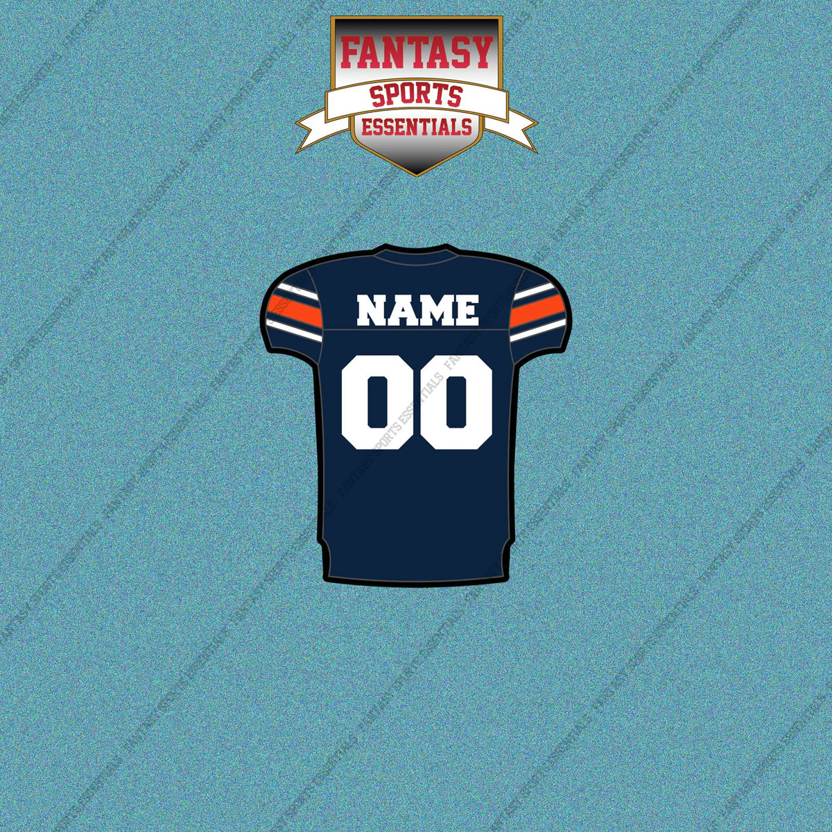Auburn Tigers Football Personalized Home Jersey Car Decals