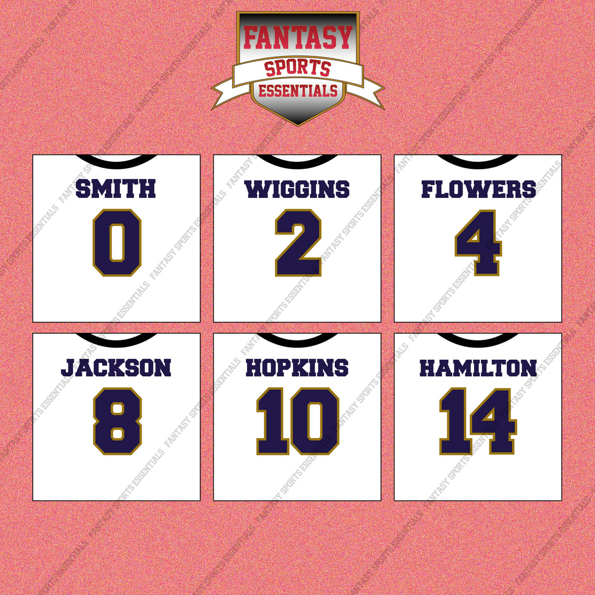 Baltimore Ravens 2025 Away Jersey Wall Art Prints (Choose Your Player) Page 1