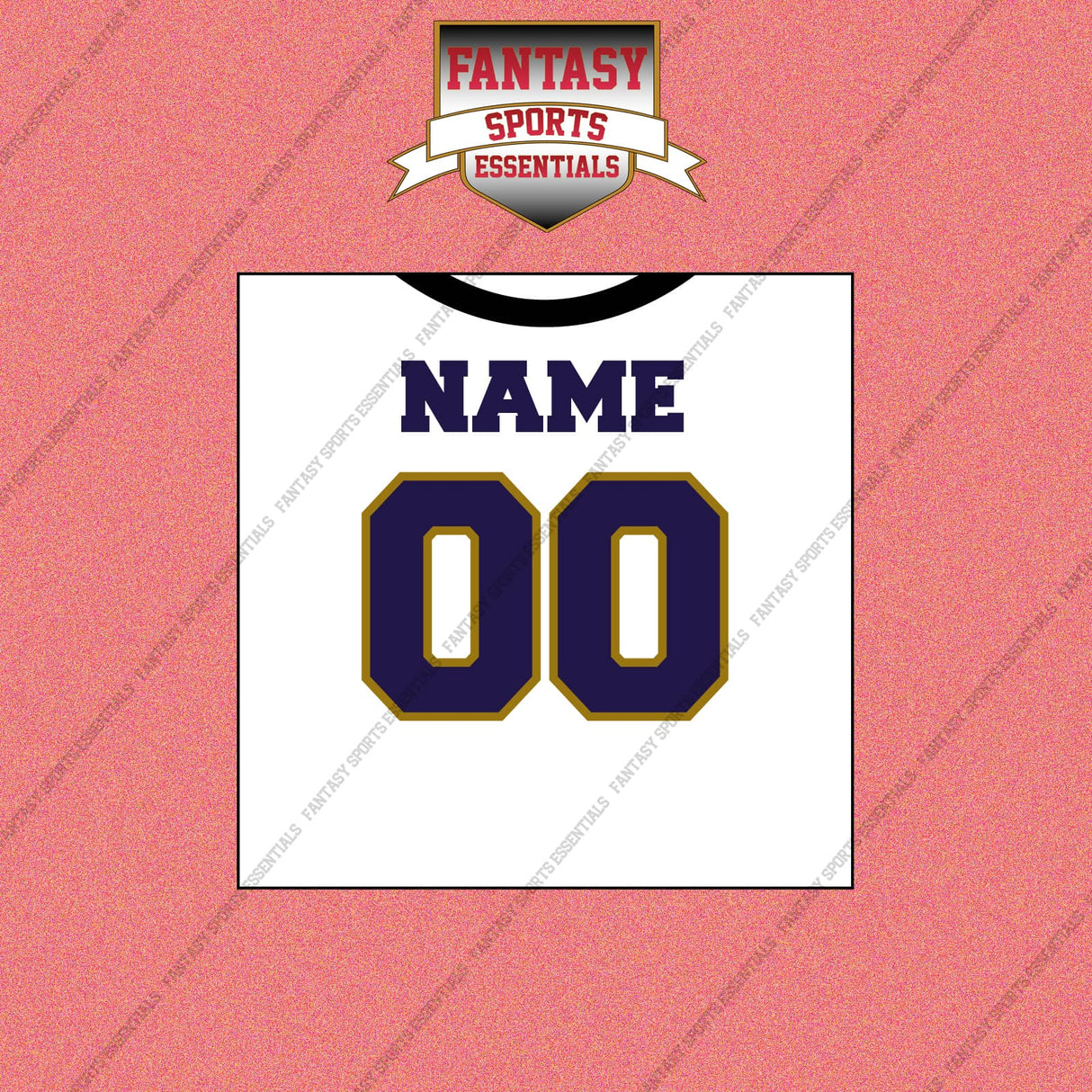 Baltimore Ravens Personalized Current Away Jersey Wall Art Prints