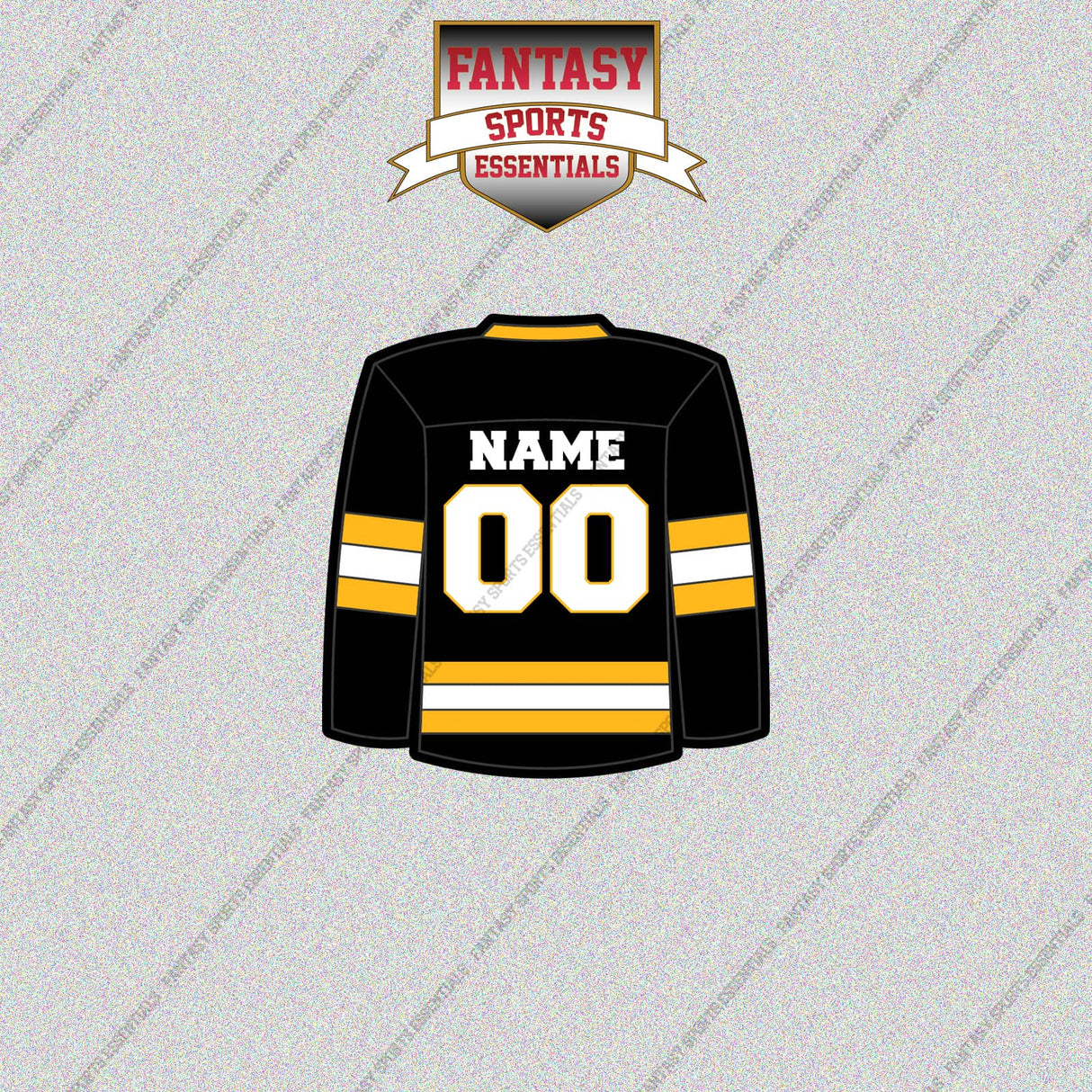 Boston Bruins Personalized Current Home Jersey Glossy Stickers