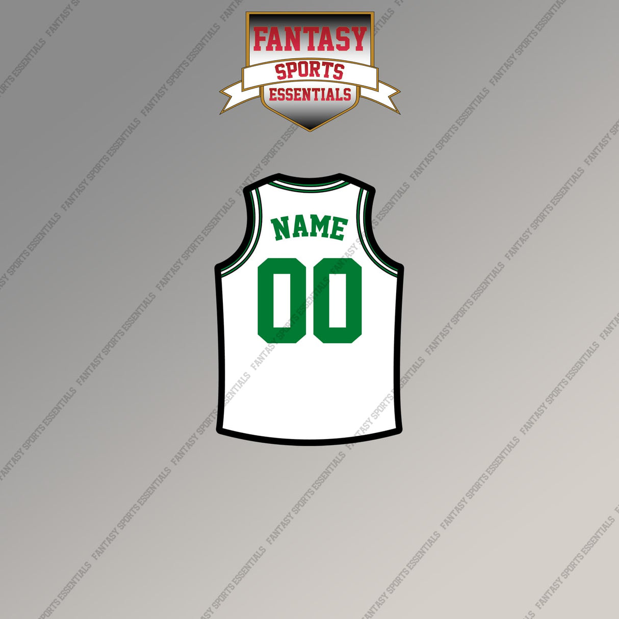 Boston Celtics Personalized Current Away Jersey Magnets
