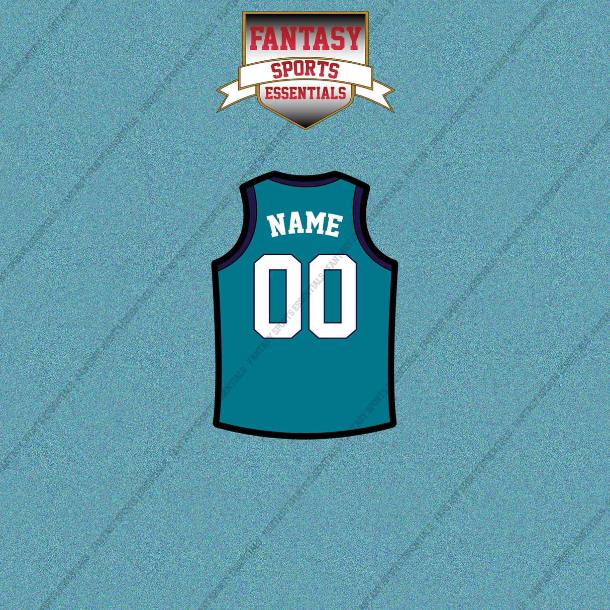 Charlotte Hornets Personalized Current Home Jersey Car Decals