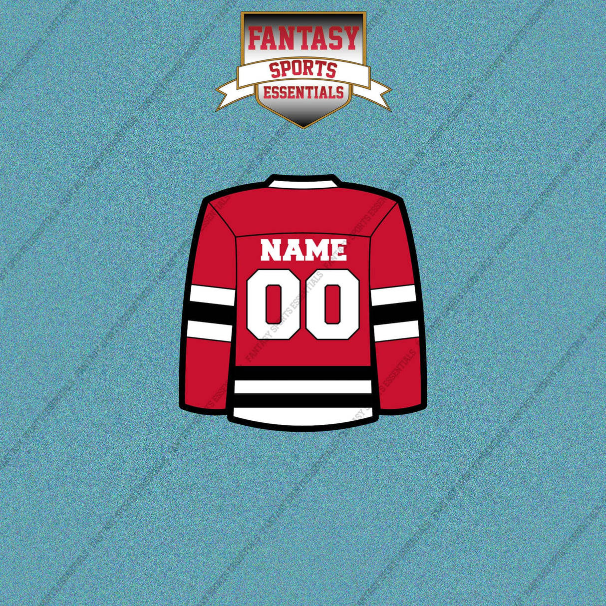 Chicago Blackhawks Personalized Current Home Jersey Car Decals