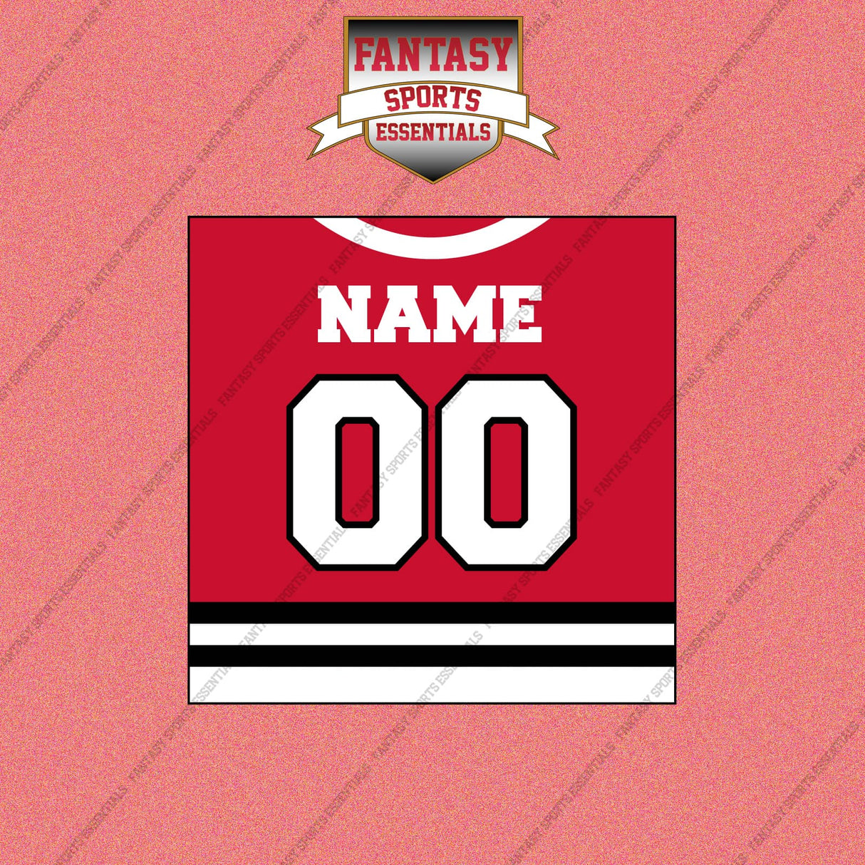 Chicago Blackhawks Personalized Current Home Jersey Wall Art Prints