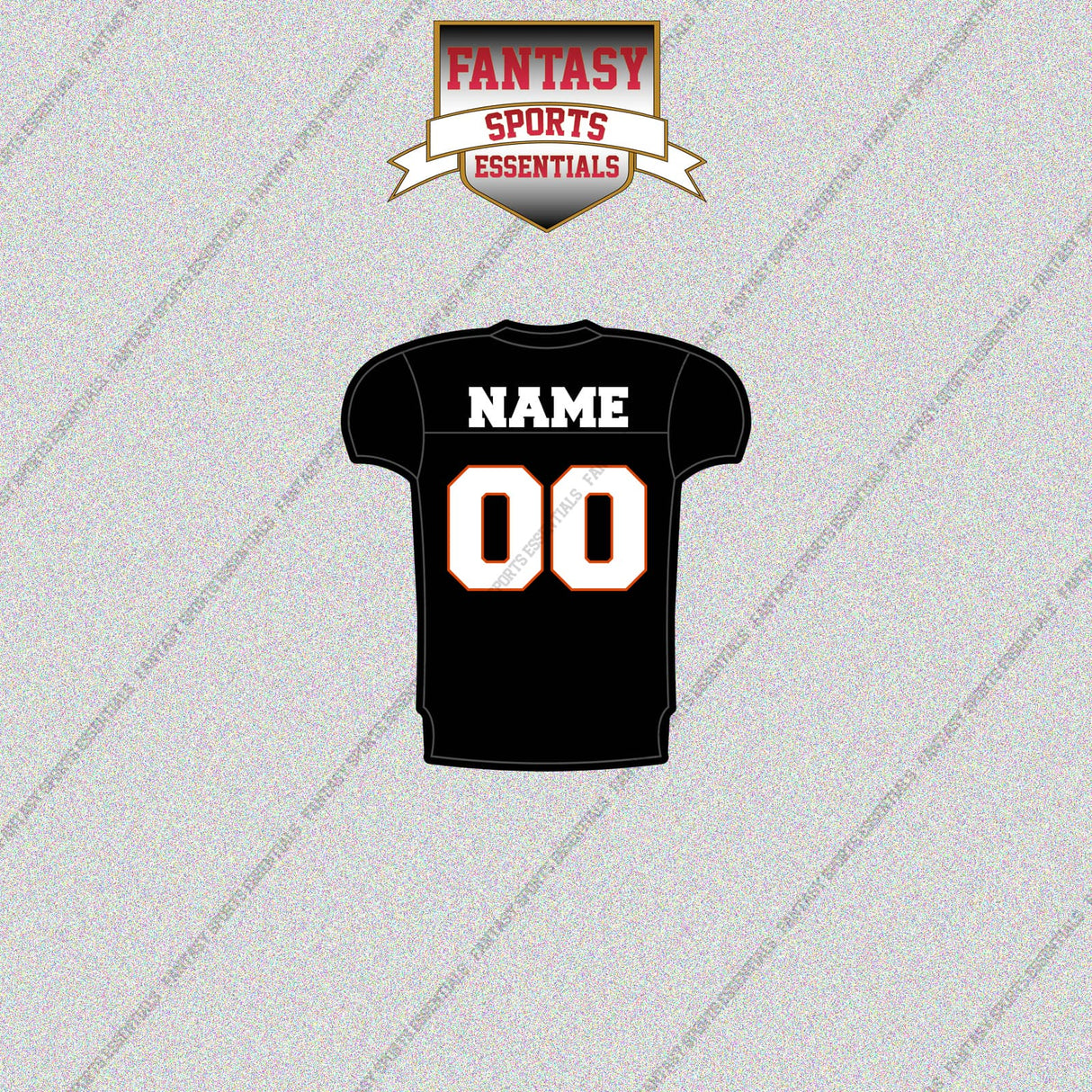 Cincinnati Bengals Personalized Current Home Jersey Glossy Stickers