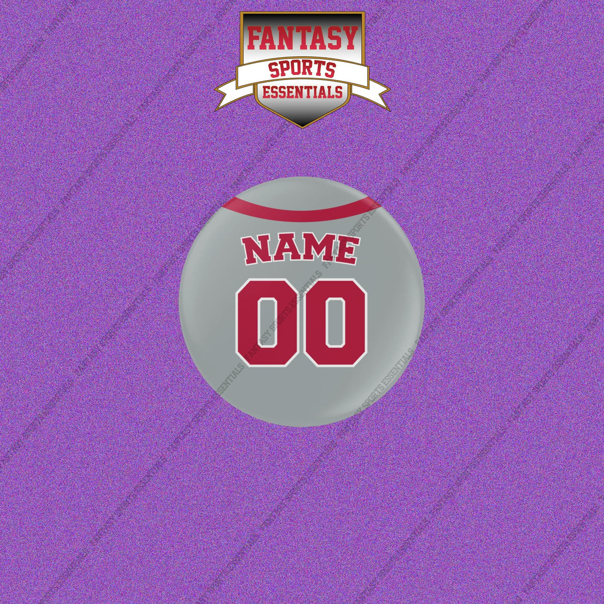 Cincinnati Reds Personalized Current Away Jersey Buttons