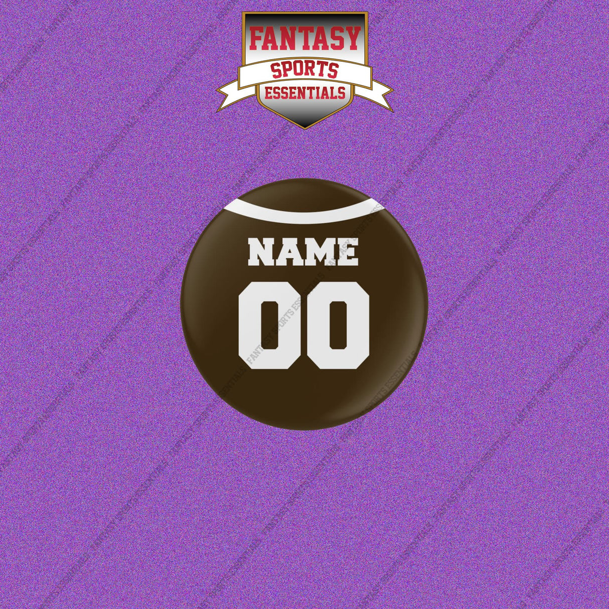 Cleveland Browns Personalized Current Home Jersey Buttons