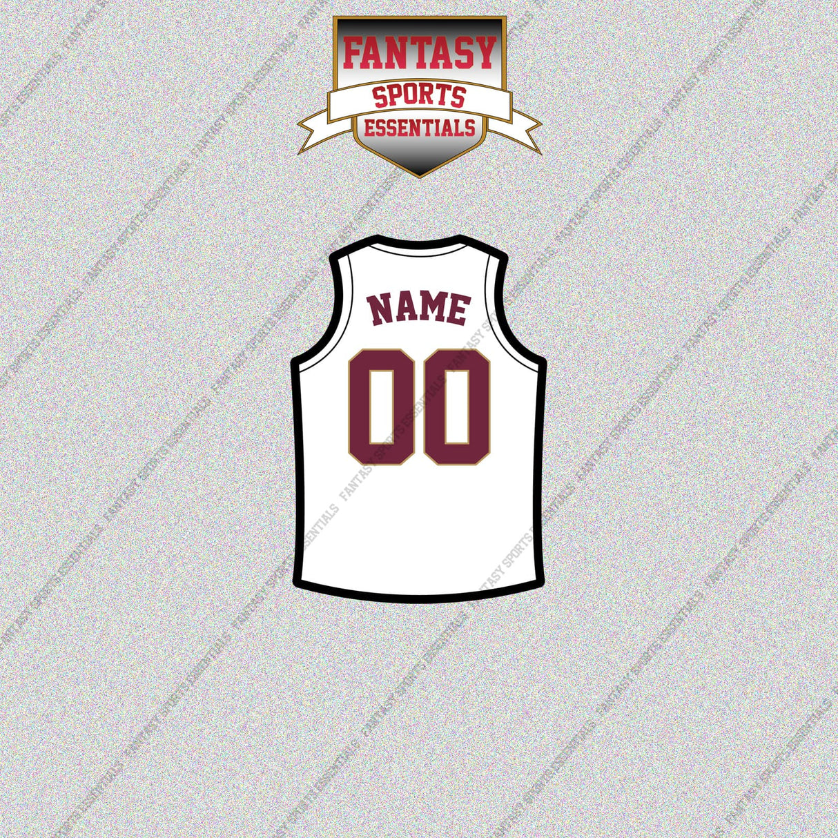 Cleveland Cavaliers Personalized Current Away Jersey Glossy Stickers