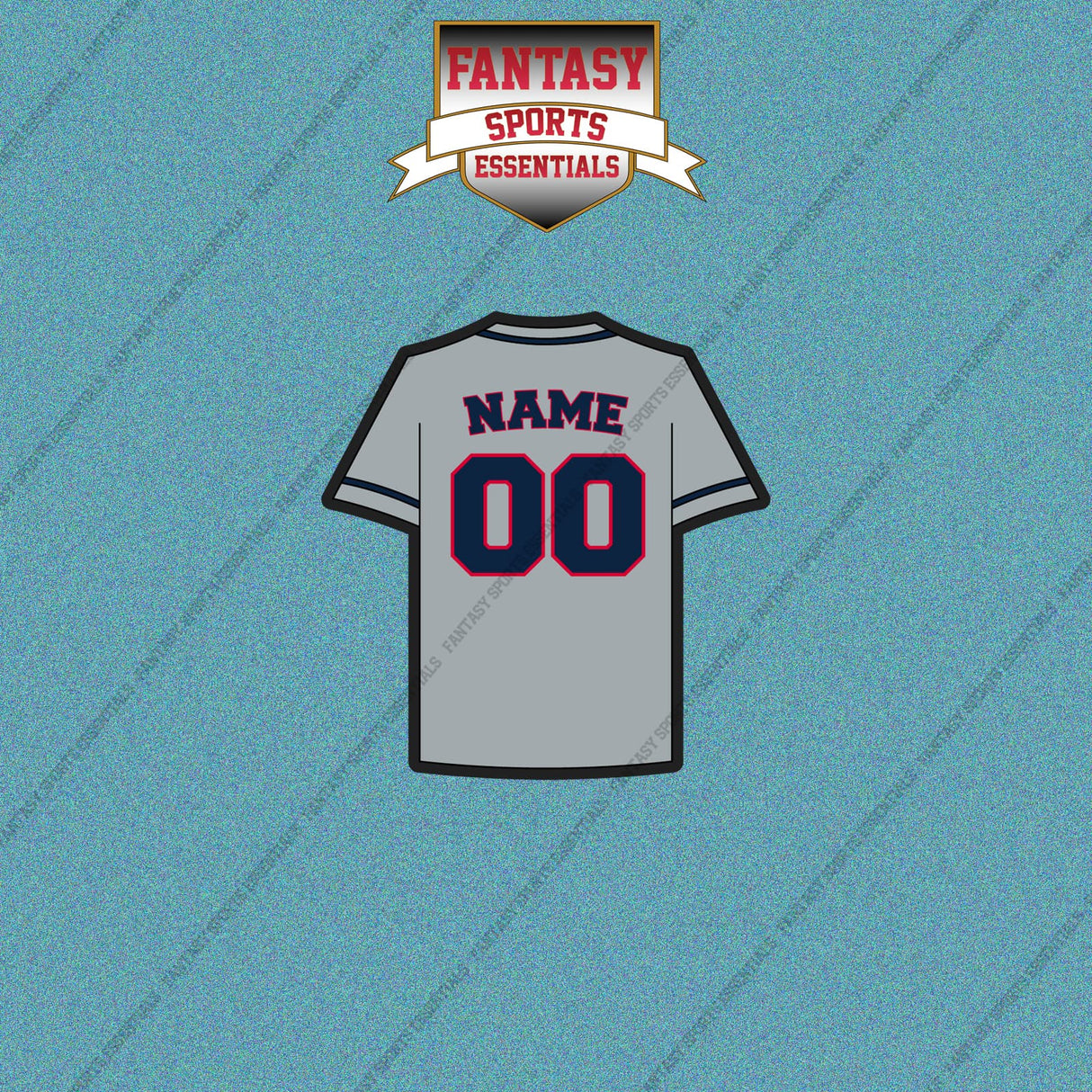 Cleveland Guardians Personalized Current Away Jersey Car Decals
