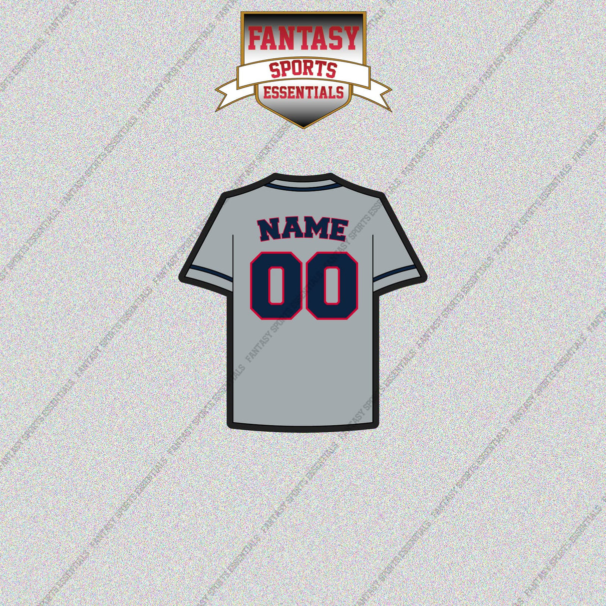 Cleveland Guardians Personalized Current Away Jersey Glossy Stickers
