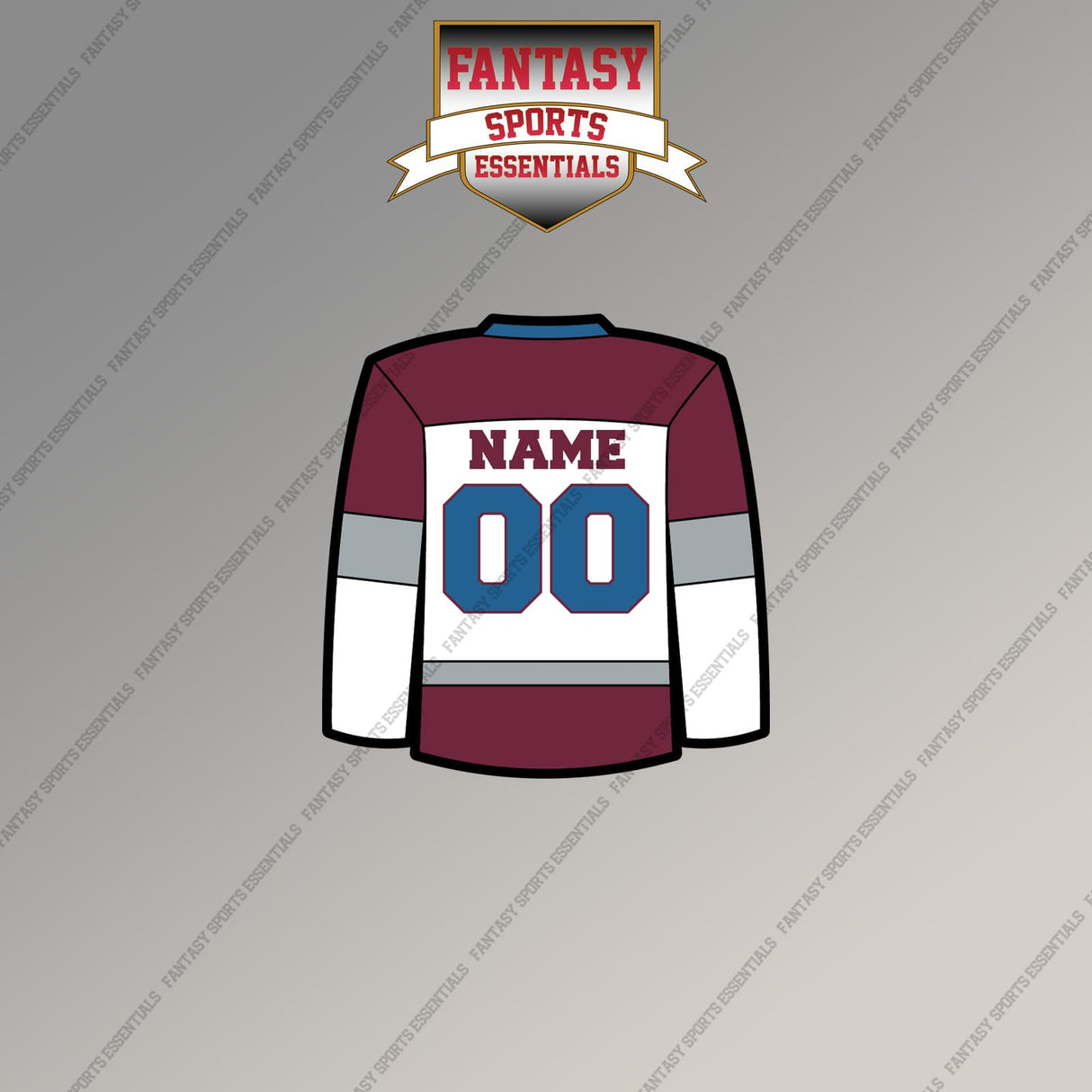 Colorado Avalanche Personalized Current Away Jersey Magnets