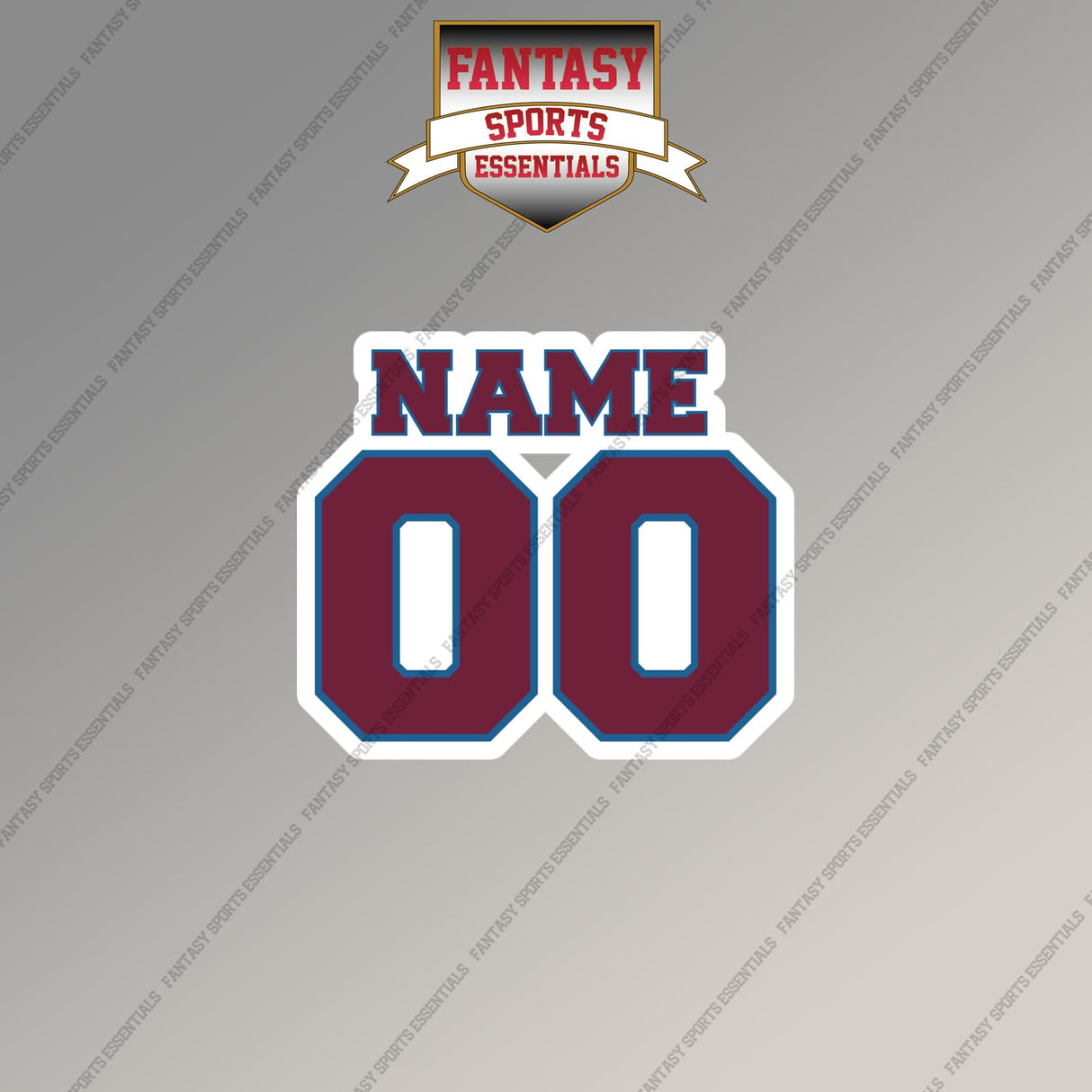 Colorado Avalanche Personalized Current Name and Number Magnets