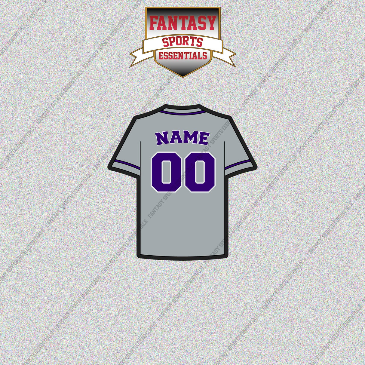 Colorado Rockies Personalized Current Away Jersey Glossy Stickers